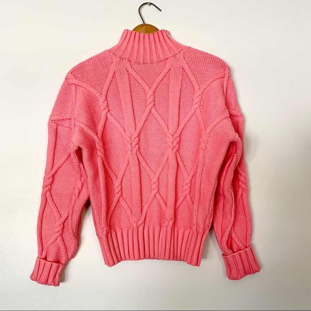 J. Crew Bubble Gum Pink Cute Sweater Size Small